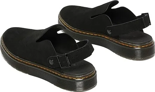 Dr. Martens Carlson Shoes Black : UK 3 (US Men's 4 - Women's 5) Medium, Suede - Image 3
