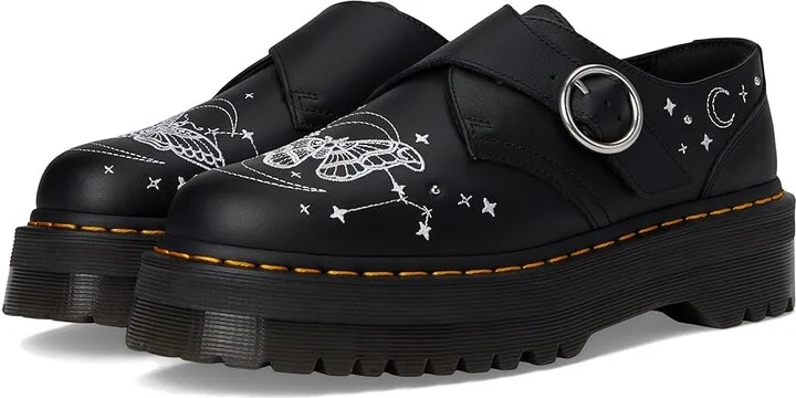 Dr. Martens Celestial Monk Shoes Black : UK 10 (US Men's 11 - Women's 12) Medium, EVA/Leather