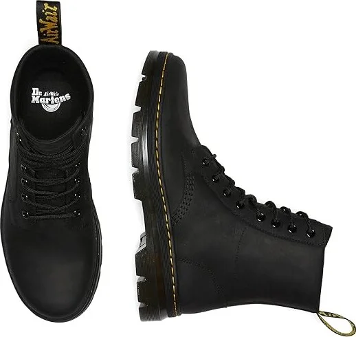 Dr. Martens Combs Leather Shoes Black Wyoming : UK 3 (US Men's 4 - Women's 5) Medium - Image 2