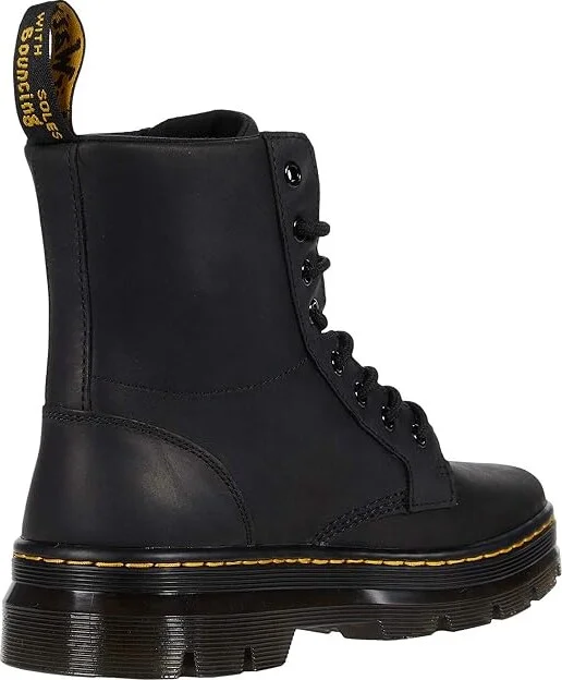 Dr. Martens Combs Leather Shoes Black Wyoming : UK 3 (US Men's 4 - Women's 5) Medium - Image 4