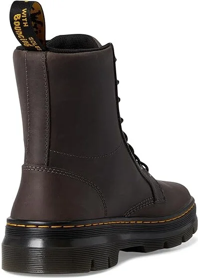 Dr. Martens Combs Leather Shoes Gunmetal : UK 5 (US Men's 6 - Women's 7) Medium - Image 4