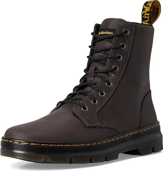 Dr. Martens Combs Leather Shoes Gunmetal : UK 5 (US Men's 6 - Women's 7) Medium - Image 5