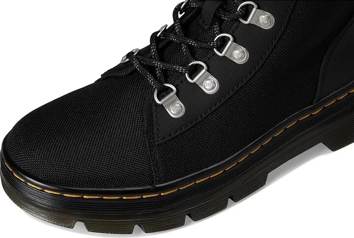 Dr. Martens Combs Poly Casual Boots Women's Boots Black : UK 8 (US Women's 10) M, Leather/Textile - Image 2