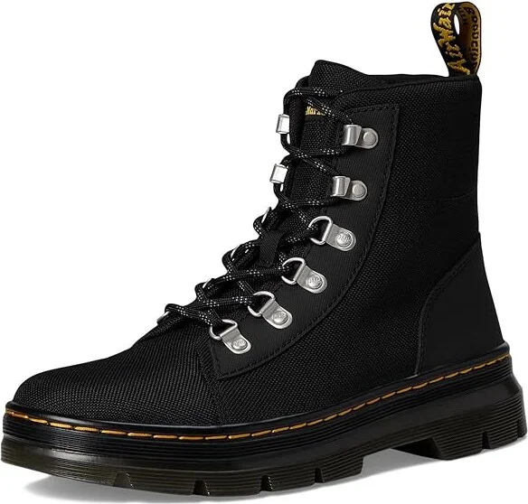 Dr. Martens Combs Poly Casual Boots Women's Boots Black : UK 8 (US Women's 10) M, Leather/Textile - Image 5