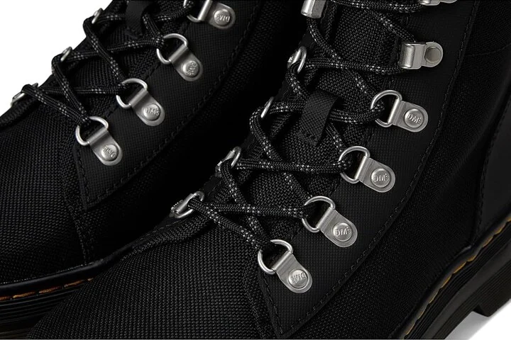 Dr. Martens Combs Poly Casual Boots Women's Boots Black : UK 8 (US Women's 10) M, Leather/Textile - Image 7