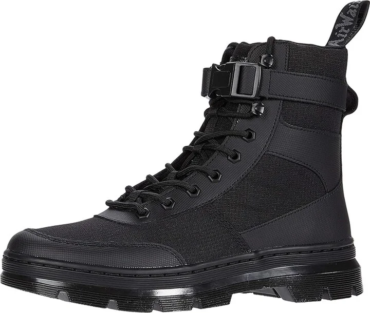 Dr. Martens Combs Tech Shoes Black : UK 3 (US Men's 4 - Women's 5) Medium, Leather - Image 2
