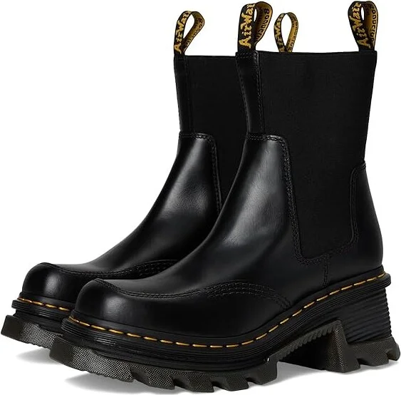 Dr. Martens Corran Chelsea Women's Boots Black Atlas : UK 3 (US Women's 5) M, Leather