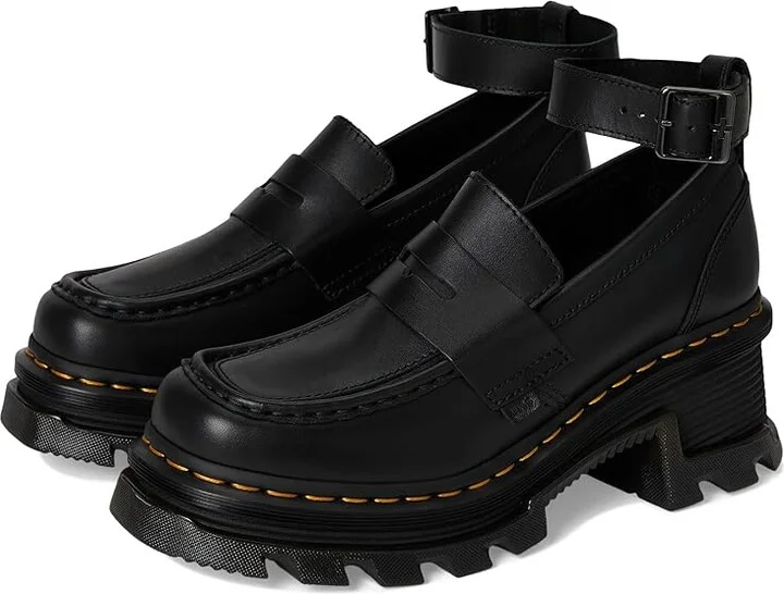 Dr. Martens Corran Loafer High Heels Black : UK 7 (US Women's 9) M, Leather