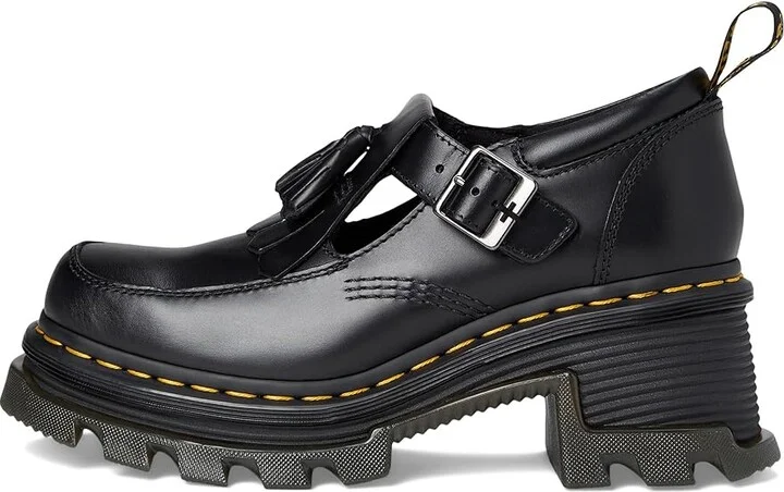 Dr. Martens Corran Mary Jane Women's Shoes Black Atlas : UK 3 (US Women's 5) M, Leather - Image 6