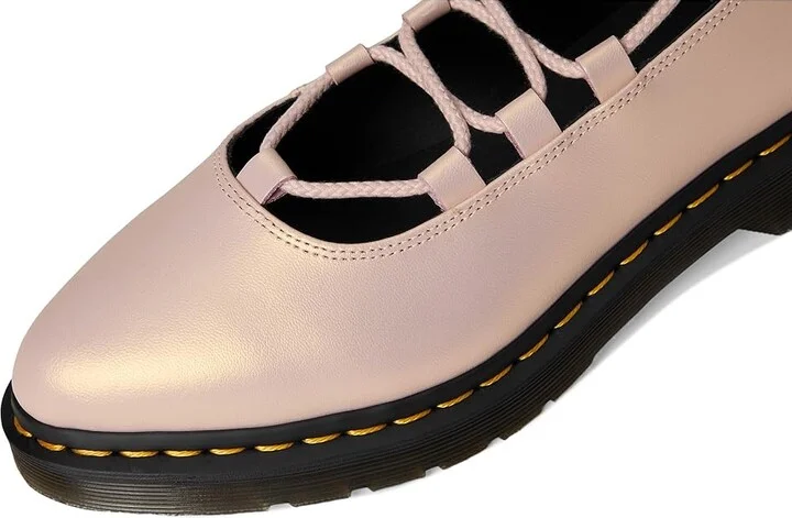 Dr. Martens Elphie Ii Women's Shoes Powder Pink Gold Shift : UK 7 (US Women's 9) M, Leather - Image 2