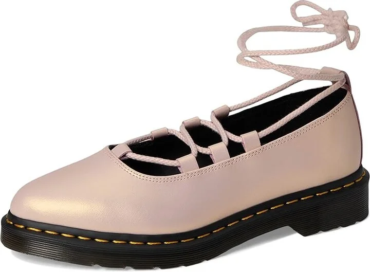 Dr. Martens Elphie Ii Women's Shoes Powder Pink Gold Shift : UK 7 (US Women's 9) M, Leather - Image 5