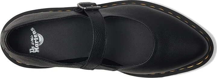 Dr. Martens Elphie Mary Jane Women's Shoes Black : UK 9 (US Women's 11) M, Leather - Image 2
