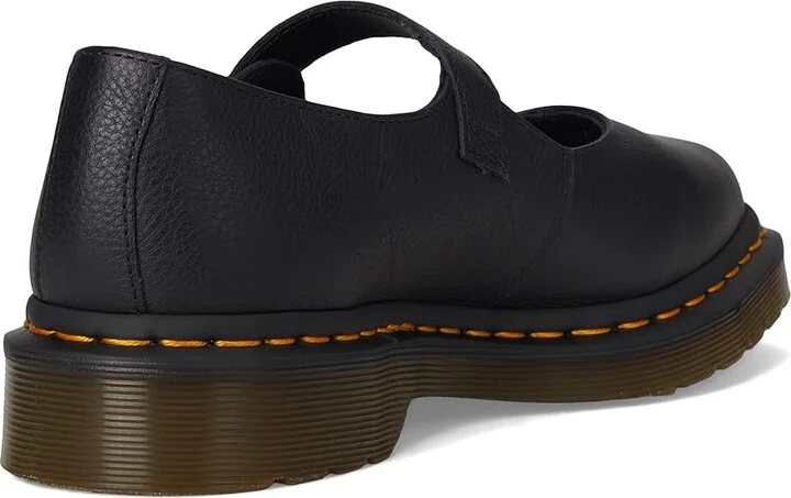 Dr. Martens Elphie Mary Jane Women's Shoes Black : UK 9 (US Women's 11) M, Leather - Image 4