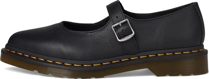Dr. Martens Elphie Mary Jane Women's Shoes Black : UK 9 (US Women's 11) M, Leather - Image 6