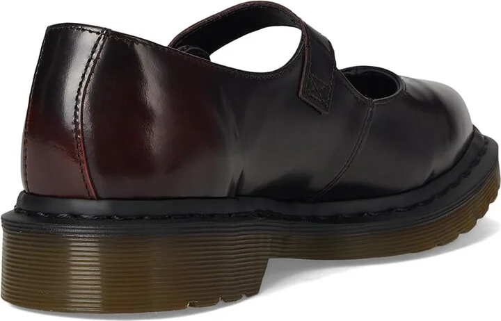 Dr. Martens Elphie Mary Jane Women's Shoes Cherry Red : UK 7 (US Women's 9) M, Leather - Image 4
