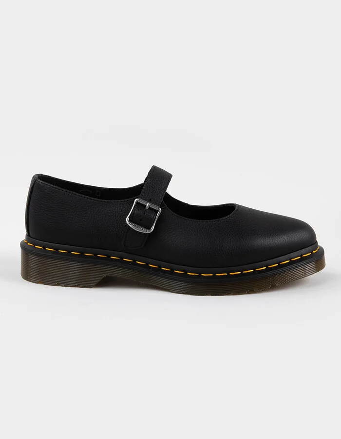 DR. MARTENS Elphie Mary Jane Womens Virginia Leather Shoes - Image 2