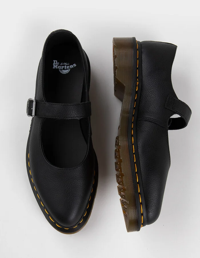 DR. MARTENS Elphie Mary Jane Womens Virginia Leather Shoes - Image 5