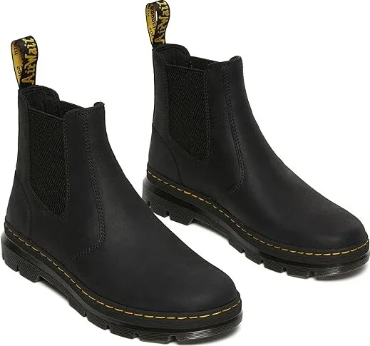 Dr. Martens Embury Shoes Black Wyoming : UK 3 (US Men's 4 - Women's 5) Medium, Leather