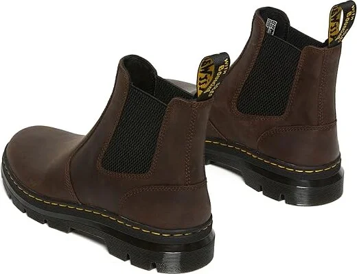 Dr. Martens Embury Shoes Dark Brown Crazy Horse : UK 3 (US Men's 4 - Women's 5) Medium, Leather - Image 4