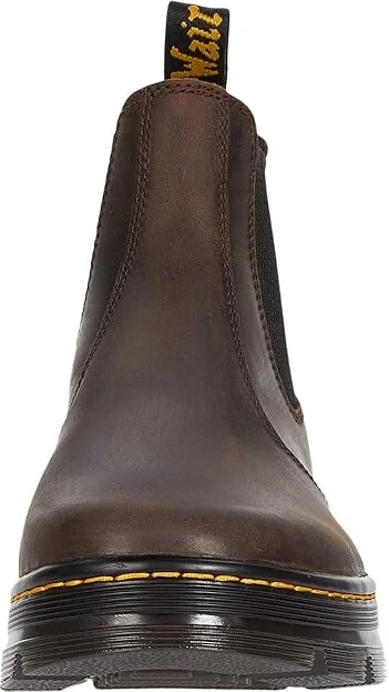 Dr. Martens Embury Shoes Dark Brown Crazy Horse : UK 3 (US Men's 4 - Women's 5) Medium, Leather - Image 5