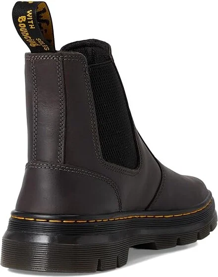 Dr. Martens Embury Shoes Gunmetal : UK 9 (US Men's 10 - US Women's 11) Medium, Leather - Image 4