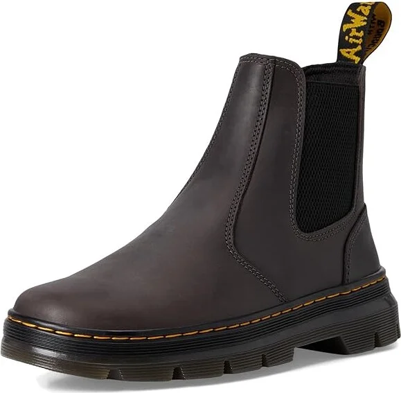 Dr. Martens Embury Shoes Gunmetal : UK 9 (US Men's 10 - US Women's 11) Medium, Leather - Image 5