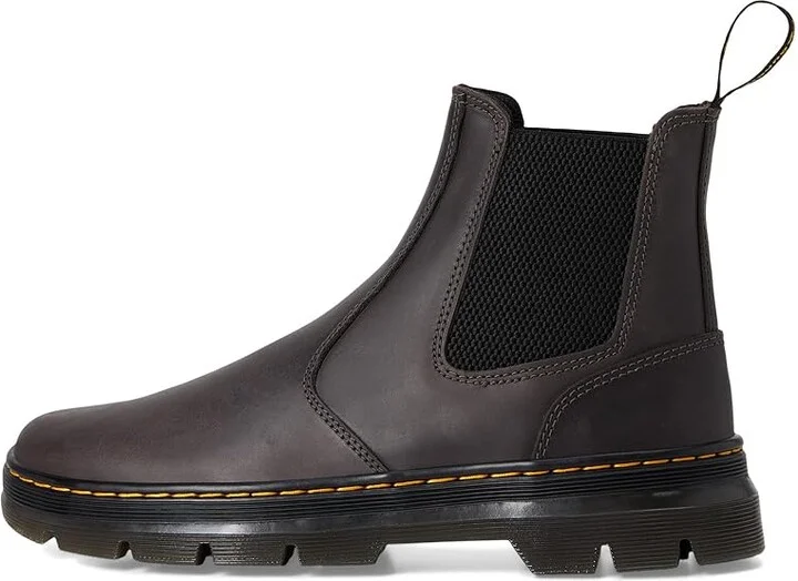 Dr. Martens Embury Shoes Gunmetal : UK 9 (US Men's 10 - US Women's 11) Medium, Leather - Image 6