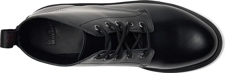 Dr. Martens Emmeline Leather Lace-Up Boots Women's Boots Black : UK 7 (US Women's 9) M - Image 2