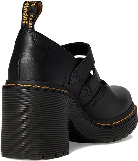 Dr. Martens Eviee Women's Shoes Black Sendal : UK 3 (US Women's 5) M, Leather - Image 4