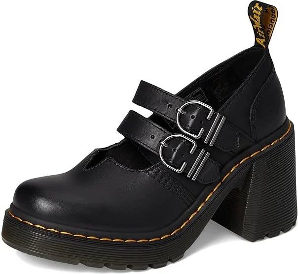 Dr. Martens Eviee Women's Shoes Black Sendal : UK 3 (US Women's 5) M, Leather - Image 5