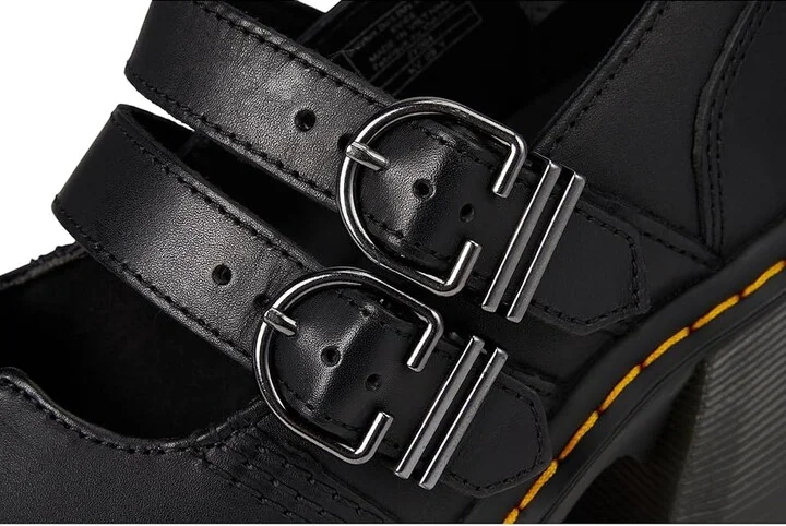 Dr. Martens Eviee Women's Shoes Black Sendal : UK 3 (US Women's 5) M, Leather - Image 7