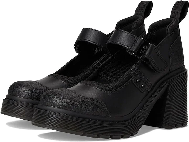 Dr. Martens Eviee Women's Shoes Black : UK 4 (US Women's 6) M, Leather