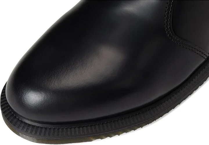 Dr. Martens Flora Leather Chelsea Boots Women's Boots Black : UK 8 (US Women's 10) M - Image 2