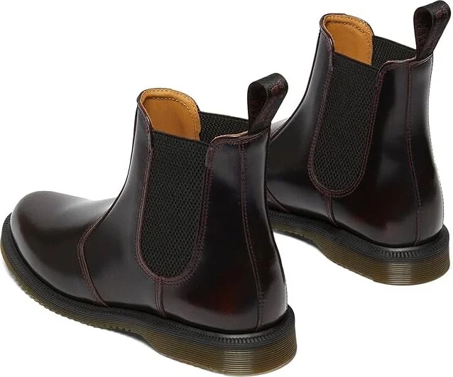Dr. Martens Flora Leather Chelsea Boots Women's Boots Black : UK 8 (US Women's 10) M - Image 4