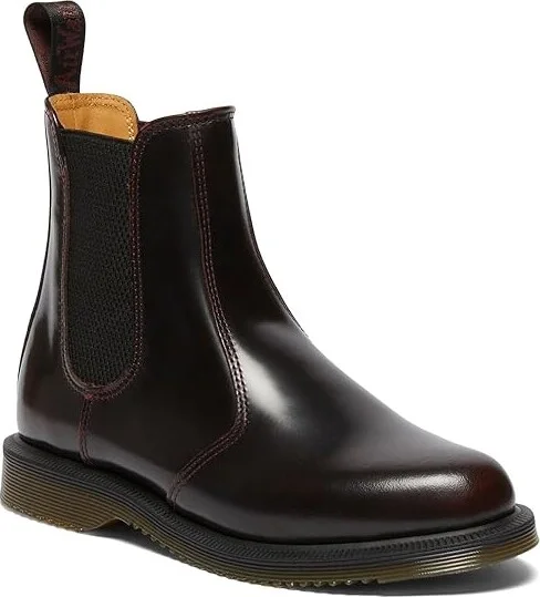 Dr. Martens Flora Leather Chelsea Boots Women's Boots Black : UK 8 (US Women's 10) M - Image 5