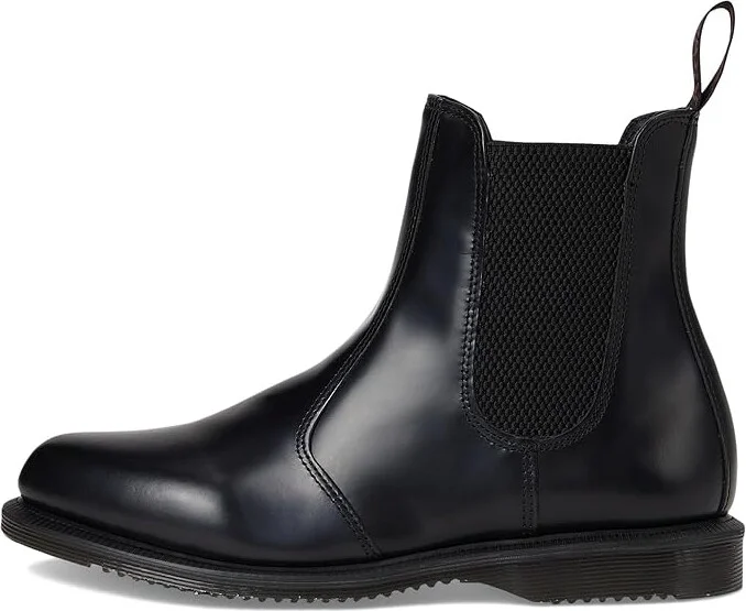 Dr. Martens Flora Leather Chelsea Boots Women's Boots Black : UK 8 (US Women's 10) M - Image 6