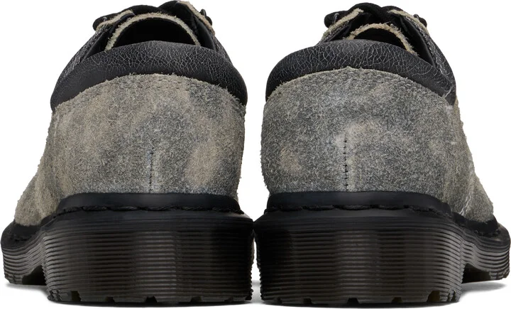 Dr. Martens Gray 8053 Stonewashed Suede Casual Derbys - Image 2