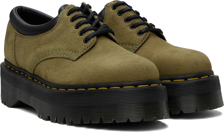 Dr. Martens Green 8053 Quad Derbys - Image 4