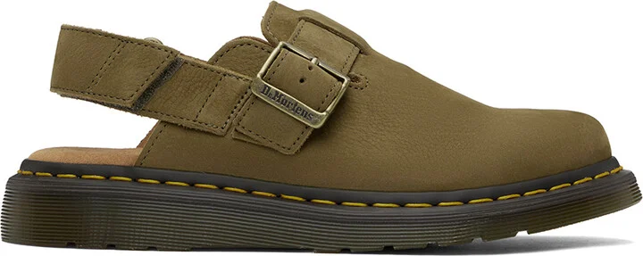 Dr. Martens Green Jorge II Slingback Mules