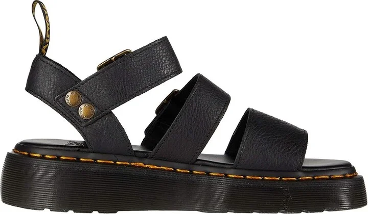 Dr. Martens Gryphon Platform Gladiator Sandals Women's Shoes Black : UK 3 (US Women's 5) M, Leather - Image 8