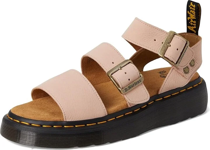 Dr. Martens Gryphon Quad Women's Shoes Powder Pink : UK 9 (US Women's 11) M, Leather - Image 5