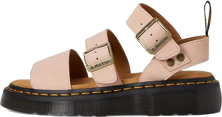 Dr. Martens Gryphon Quad Women's Shoes Powder Pink : UK 9 (US Women's 11) M, Leather - Image 6