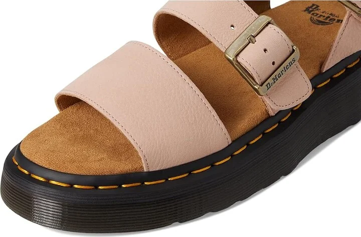 Dr. Martens Gryphon Quad Women's Shoes Powder Pink : UK 9 (US Women's 11) M, Leather - Image 7
