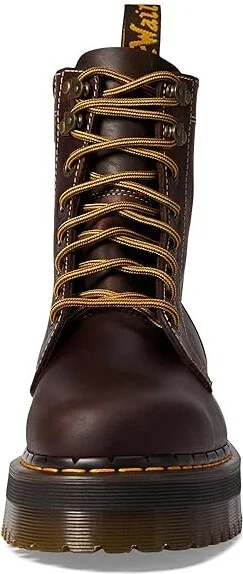 Dr. Martens Jadon Arc Shoes Dark Brown : UK 3 (US Men's 4 - Women's 5) Medium, Leather - Image 2