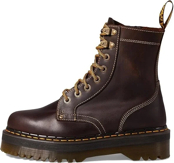 Dr. Martens Jadon Arc Shoes Dark Brown : UK 3 (US Men's 4 - Women's 5) Medium, Leather - Image 5