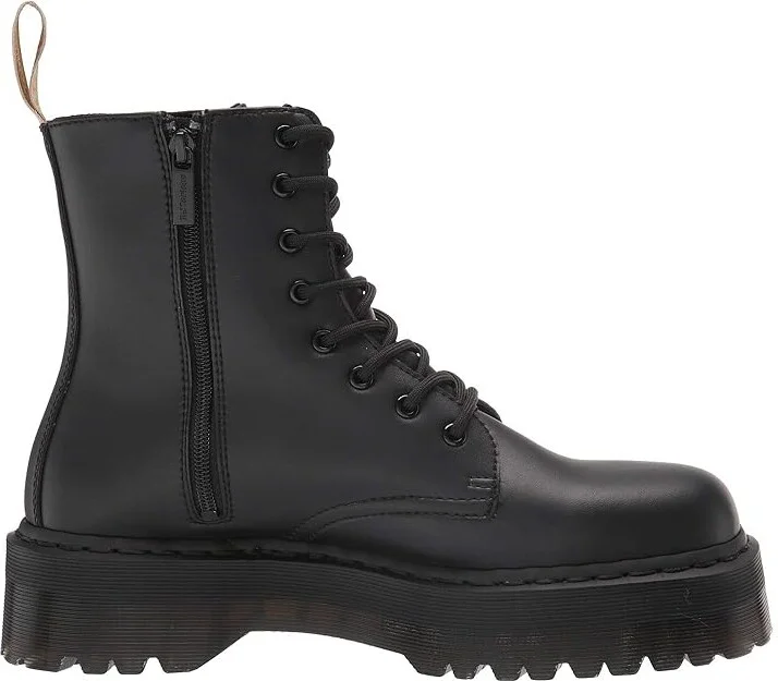 Dr. Martens Jadon II Mono Vegan Shoes Black Felix Rub : UK 3 (US Men's 4 - Women's 5) Medium, Synthetic - Image 8