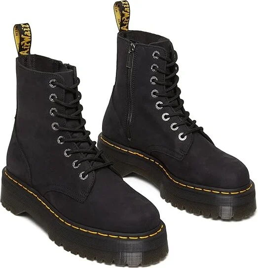 Dr. Martens Jadon III Lace-up Boots Charcoal Grey : UK 9 (US Men's 10 - US Women's 11) Medium, Leather