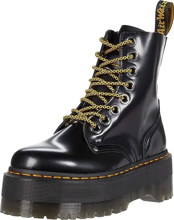 Dr. Martens Jadon Max Women's Shoes Black Buttero : UK 3 (US Women's 5) M, Leather - Image 2