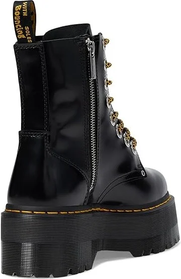 Dr. Martens Jadon Max Women's Shoes Black Buttero : UK 3 (US Women's 5) M, Leather - Image 5