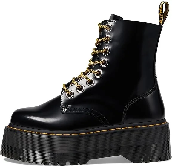 Dr. Martens Jadon Max Women's Shoes Black Buttero : UK 3 (US Women's 5) M, Leather - Image 7